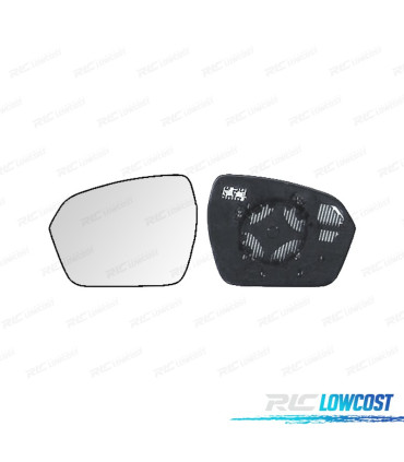 GLACE RÉTROVISEUR BASE GAUCHE RANGE ROVER EVOQUE 11-17