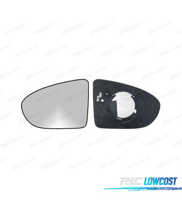 GLACE RÉTROVISEUR BASE GAUCHE NISSAN QASHQAI 06-14