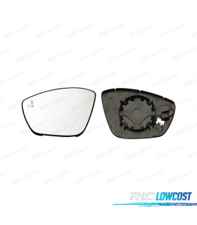 GLACE RÉTROVISEUR BASE GAUCHE PEUGEOT 308 13-20