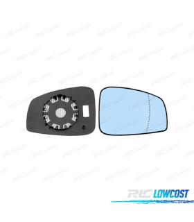 GLACE RÉTROVISEUR BASE DROITE RENAULT LAGUNA III 07- BLEU