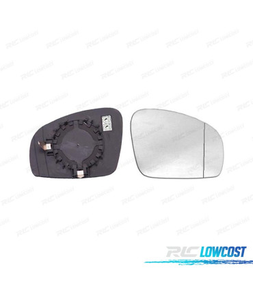 GLACE RÉTROVISEUR BASE DROITE SKODA FABIA 07-14 THERMIQUE