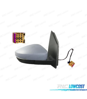 RÉTROVISEUR COMPLET DROIT VOLKSWAGEN VW POLO 09-17 MÉCANIQUE PRIMÉ