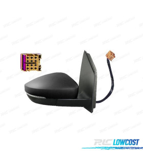 RÉTROVISEUR COMPLET DROIT VOLKSWAGEN VW POLO 09-17 ÉLECTRIQUE