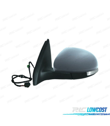 RÉTROVISEUR COMPLET GAUCHE VOLKSWAGEN VW TIGUAN 07-17 ÉLECTRIQUE PRIMÉ