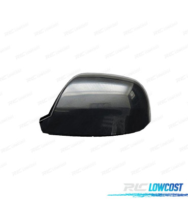 COQUE RÉTROVISEUR GAUCHE VOLKSWAGEN VW TRANSPORTER T6 16-20 NOIR BRILLANT