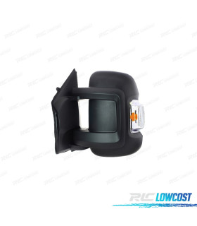 RÉTROVISEUR COMPLET GAUCHE PEUGEOT BOXER 06- CONVEXE AMBRE