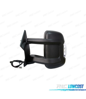 RÉTROVISEUR COMPLET GAUCHE PEUGEOT BOXER 06- ÉLECTRIQUE BLANC