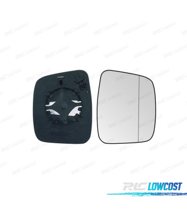 GLACE RÉTROVISEUR BASE DROITE FIAT QUBO 08- CONVEXE