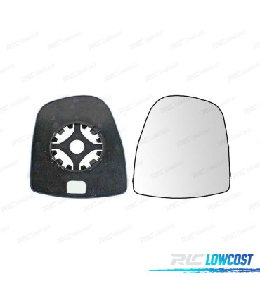 GLACE RÉTROVISEUR BASE DROITE OPEL VIVARO 01-13 SUPERIEUR