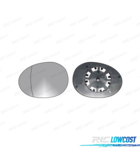 GLACE RÉTROVISEUR BASE GAUCHE TOYOTA AYGO 05-14 ASPHÉRIQUE