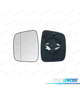 GLACE RÉTROVISEUR BASE GAUCHE PEUGEOT BIPPER 08- ASPHÉRIQUE