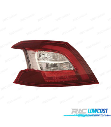 FEUX ARRIÈRE LED GAUCHE POUR PEUGEOT 308 II 13-17 BLANC ROUGE