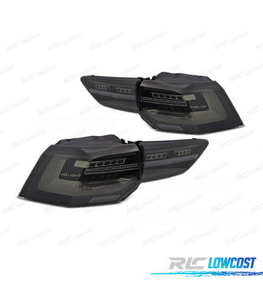FEUX ARRIÈRE VOLKSWAGEN VW GOLF 8 19-24 LED DYNAMIQUES FUMÉS
