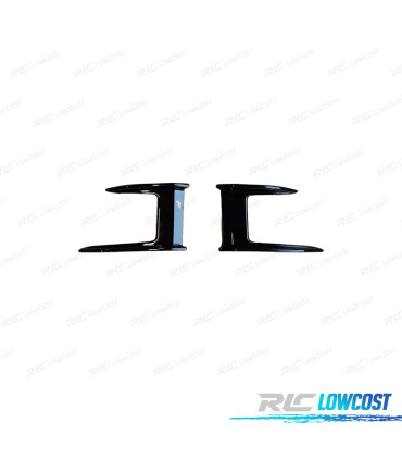 ADDITIFS DE BOUCLIER AVANT BMW F40 HATCHBACK 19-22 NOIR BRILLANT