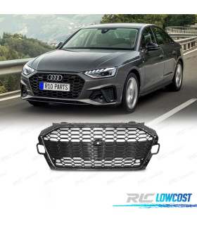 GRILLE AUDI A4 B9 20- LOOK S LINE NOIR BRILLANT