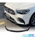 SPOILER LAME FRONTAL MERCEDES CLASSE E W213 21- LOOK AMG NOIR BRILLANT