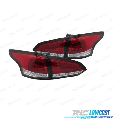 FEUX ARRIÈRE POUR FORD FOCUS MK3 SW 11-18 LED ROUGE BLANC