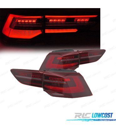 FEUX ARRIÈRE VOLKSWAGEN VW GOLF 8 19-24 LED ROUGE DYNAMIQUES