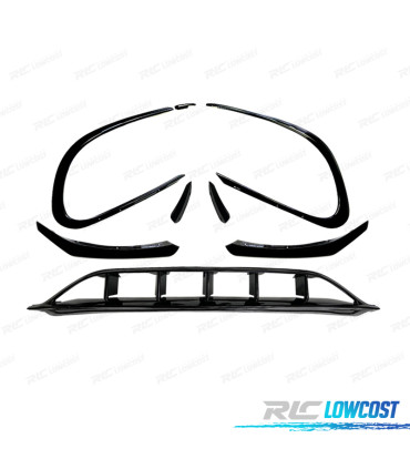 SPOILER LAME DE PARE-CHOCS AVANT MERCEDES CLA W117 16-19 LOOK AMG CLA45