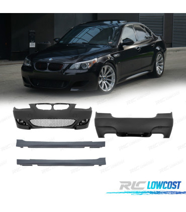 KIT CARROSSERIE BMW E60 03-07 AVEC LAVE PHARES LOOK M5
