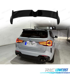 AILERON BECQUET LAME DE COFFRE BMW X3 G01 G07 17- NOIR BRILLANT LOOK M