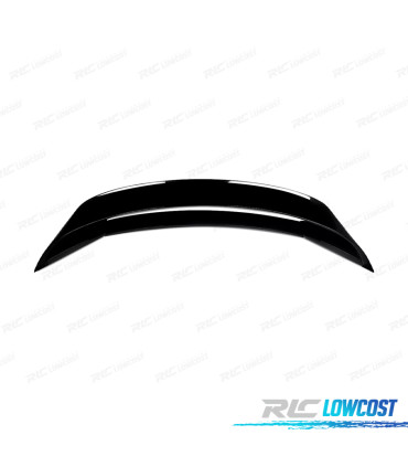 AILERON SPOILER FORD MUSTANG 15-20 LOOK GT350 R NOIR BRILLANT