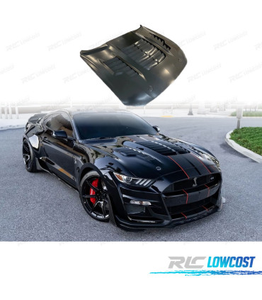 CAPOT FORD MUSTANG 15-17 LOOK GT500 KR ALUMINIUM