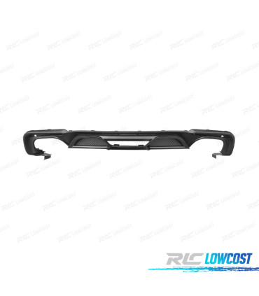 DIFFUSEUR FORD MUSTANG 18-22 LOOK GT350 DOUBLE SORTIE