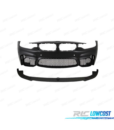 PARE-CHOCS AVANT BMW F32 F33 F36 LOOK M4 PDC + LÈVRE DE SPOILER