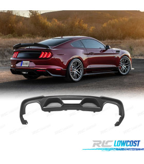 DIFFUSEUR FORD MUSTANG 18-22 LOOK GT350 DOUBLE SORTIE