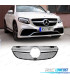 CALANDRE MERCEDES GLC X253 LOOK SPORT 15-18 FOND NOIR CHROMÉ