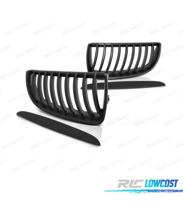 CALANDRES BMW E90 05-08 NOIR + PATTES