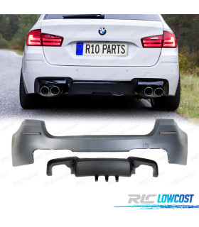 PARE-CHOCS ARRIÈRE BMW F11 10-17 LOOK M5 DOUBLE SORTIE