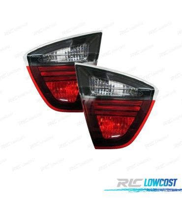 FEUX ARRIÈRE BMW E90 4P 05-08 FUMÉ ROUGE