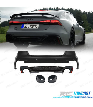 PARE-CHOCS ARRIÈRE AUDI A7 A7L 19-23 LOOK RS7 ABT