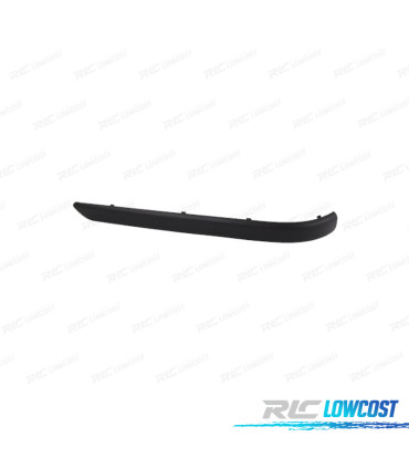 MOULURE GAUCHE PARE-CHOCS ARRIÈRE BMW E46 BERLINE 98-01 NOIR MAT