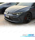 SPOILER LAME PARE-CHOCS AVANT VOLKSWAGEN VW GOLF MK8 NOIR BRILLANT