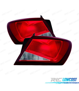 FEUX ARRIÈRE SEAT LEON 12-17 BLANC ROUGE