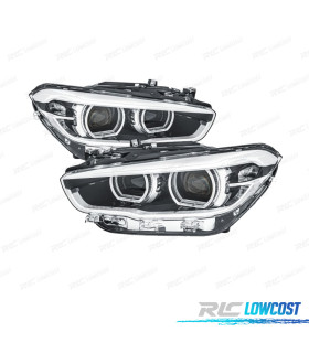 PHARES BMW F20 F21 LCI 15-19 FULL LED FOND NOIR