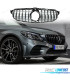 GRILLE MERCEDES W205 18-21 LOOK GT-R CHROME AVEC CAMÉRA