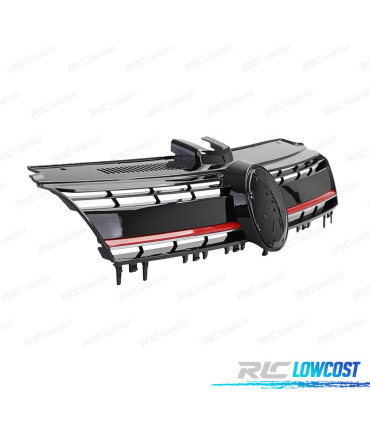 CALANDRE VOLKSWAGEN VW GOLF 7 12-17 LOOK R NOIR ROUGE