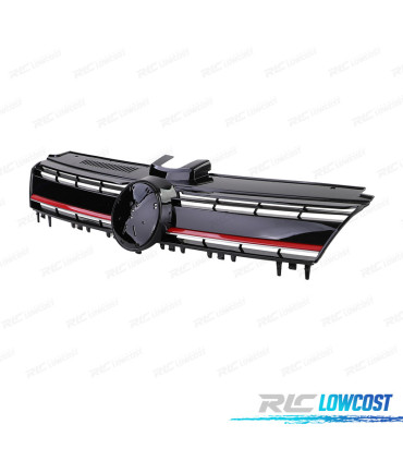 CALANDRE VOLKSWAGEN VW GOLF 7 12-17 LOOK R NOIR ROUGE