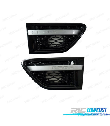 GRILLES LATÉRALES RANGE ROVER SPORT 06-09 AUTOBIOGRAPHY BLACK EDITION