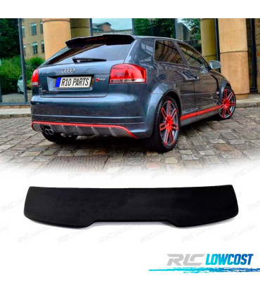 AILERON BECQUET AUDI A3 8P 3 PORTES 04-13 LOOK RS3