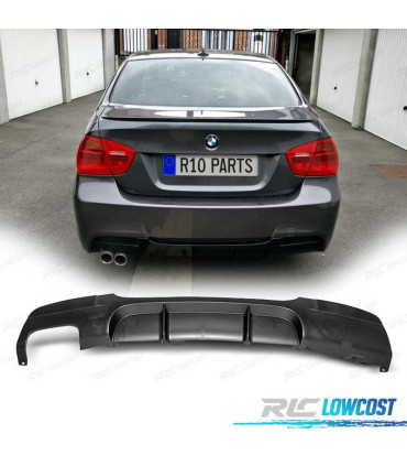 DIFFUSEUR BMW E90 E91 LOOK M PERFORMANCE NOIR MATE OO---
