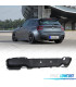 DIFFUSEUR BMW F20 F21 11-15 LOOK M PERFORMANCE DOUBLE SORTIE