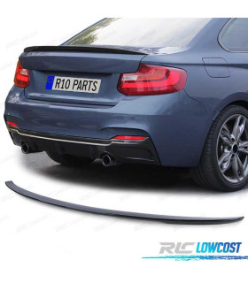 AILERON BECQUET LAME COFFRE BMW F22 F23 LOOK M PERFORMANCE NOIR BRILLANT