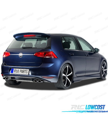 DIFUSEUR VOLKSWAGEN VW GOLF 7 VII 12-17 LOOK R132 SORTIE DOUBLE