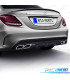 AILERON BECQUET LAME COFFRE MERCEDES C W205 14- LOOK AMG NOIR BRILLANT