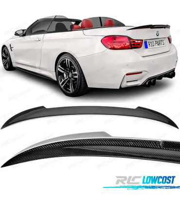 AILERON BECQUET LAME COFFRE BMW F33 F83 M4 LOOK M4 CARBONE 13-17